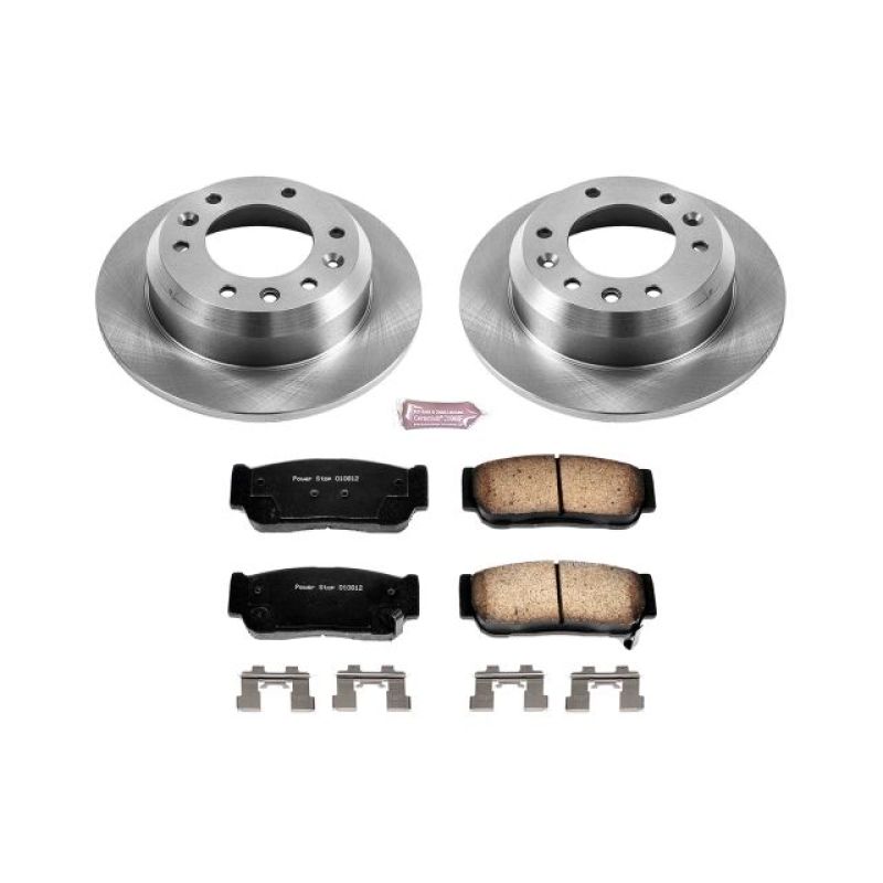 Power Stop 2007 Hyundai Entourage Rear Autospecialty Brake Kit Brake Kits - OE PowerStop