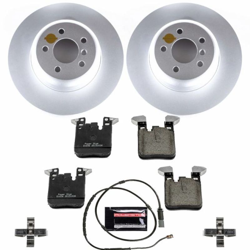 Power Stop 16-18 BMW 320i xDrive Rear Z23 Evolution Sport Coated Brake Kit Brake Kits - Performance D&S PowerStop