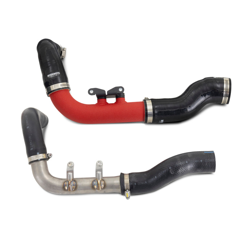 Mishimoto 2023+ Toyota GR Corolla Intercooler Pipe Kit - Wrinkle Red Intercooler Pipe Kits Mishimoto