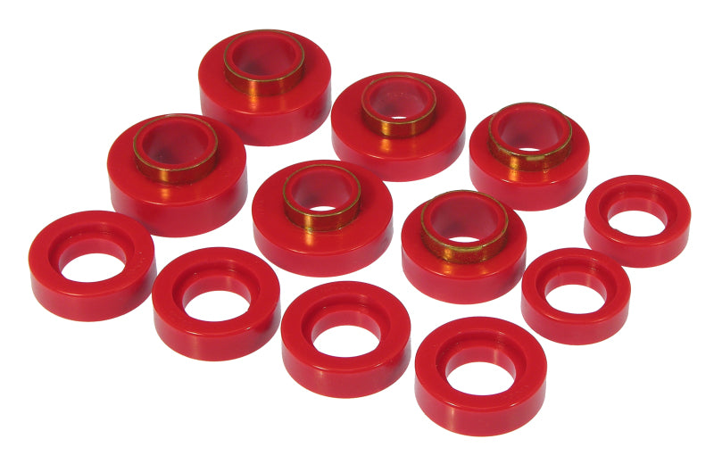 Prothane 67-81 Chevy Camaro Body Mount - Red Bushing Kits Prothane