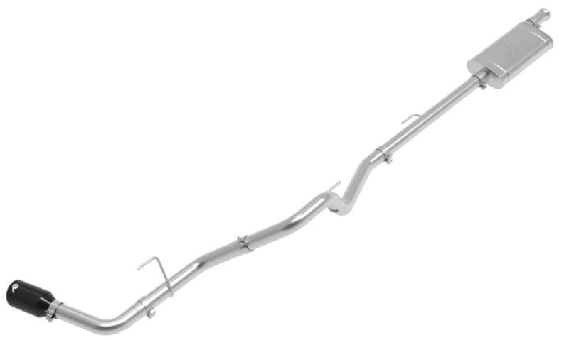 aFe Apollo GT Series 2.5in 409SS 20-21 Jeep Gladiator (JT) V6-3.6L - Black Tip Catback aFe