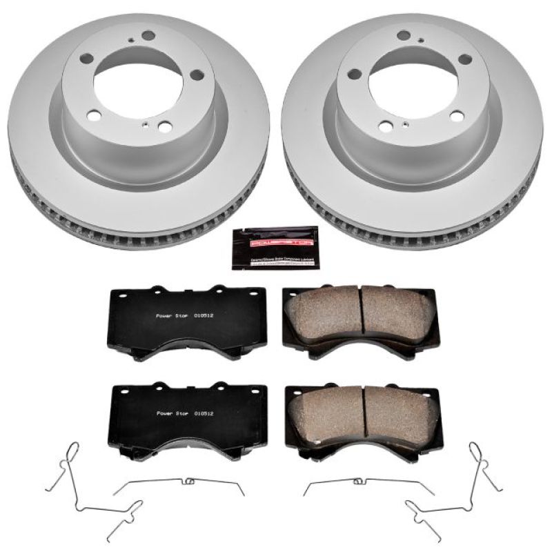 Power Stop 08-11 Lexus LX570 Front Z17 Evolution Geomet Coated Brake Kit Brake Kits - Performance Blank PowerStop