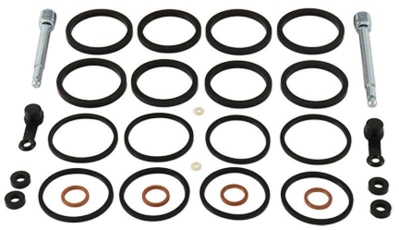 All Balls Racing 02-03 Kawasaki ZX900 Ninja ZX9R Caliper Rebuild Kit - Front Brake Caliper Rebuild Kits All Balls Racing