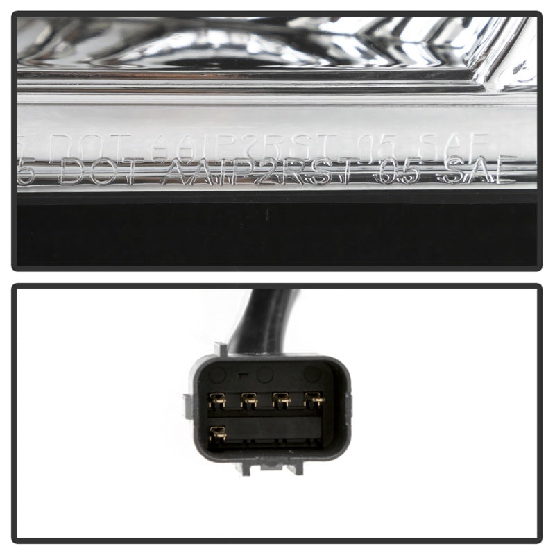 Spyder Jeep Grand Cherokee 05-06 Version 2 Light Bar LED Tail Lights - Chrome Tail Lights SPYDER