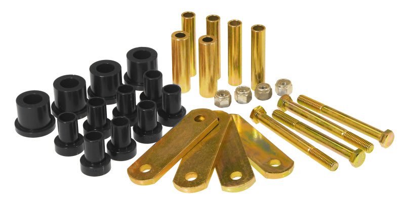 Prothane 65-69 Chrysler A Body HD Spring & Shackles Bushings - Black Bushing Kits Prothane