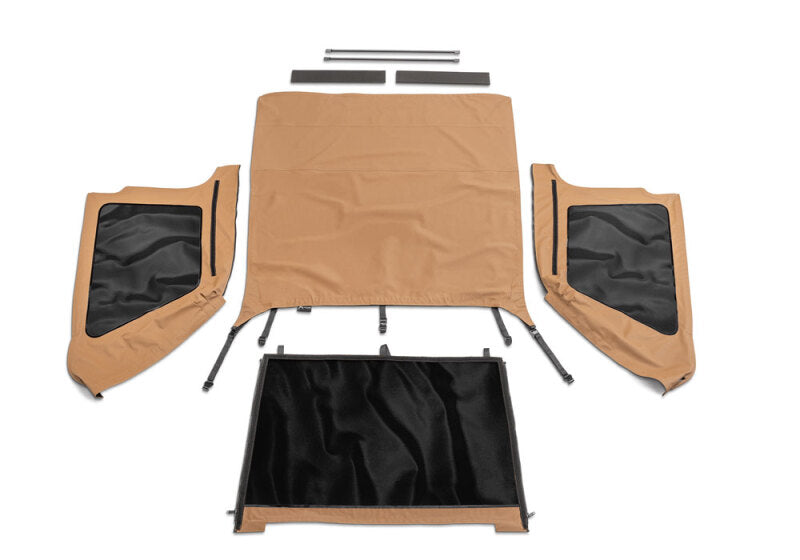 Rampage 1997-2006 Jeep Wrangler(TJ) Frameless Soft Top Kit - Spice Soft Tops Rampage