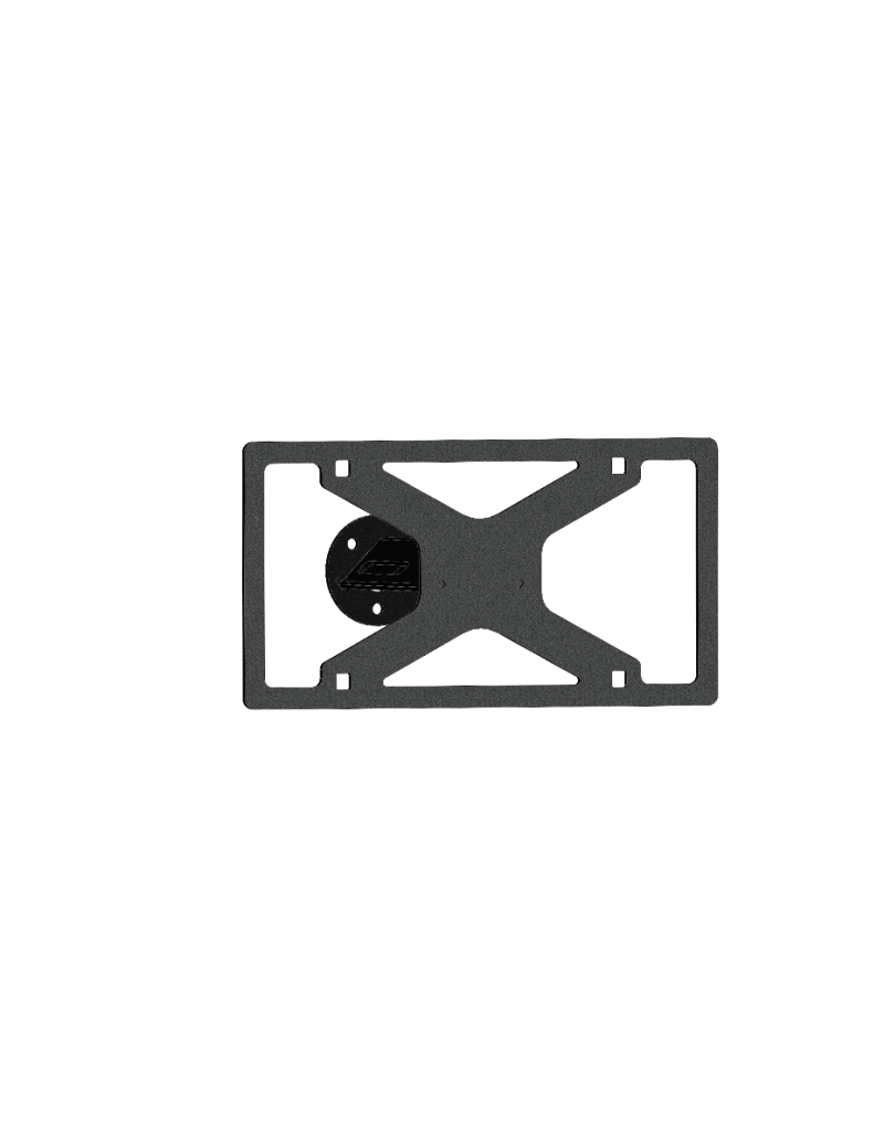 Road Armor 07-18 Jeep Wrangler JK Stealth Rear Tire Carrier License Plate Mount - Tex Blk License Plate Relocation Road Armor