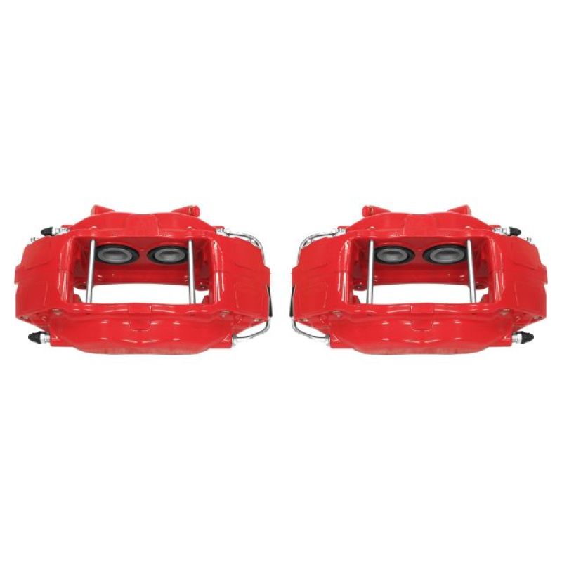 Power Stop 07-14 Ford Mustang Front Red Calipers w/o Brackets - Pair Brake Calipers - Perf PowerStop