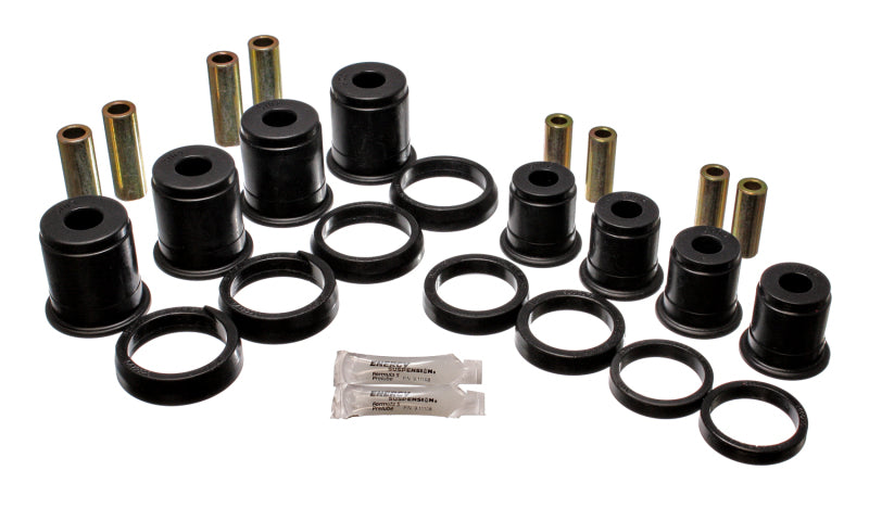 Energy Suspension 84-01 Jeep Cherokee/Wagoneer/Comanche 2WD Black Front Control Arm Bushings Bushing Kits Energy Suspension
