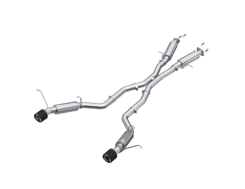 MBRP 2012+ Jeep Grand Cherokee SRT 6.4L 3in Dual Rear Exit T304SS Catback Exhaust - CF Tips Catback MBRP