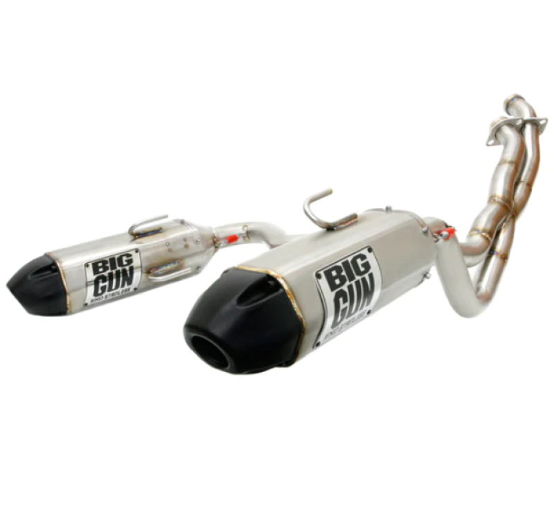 Big Gun 14-19 Polaris SCRAMBLER XP 1000 EXO Stainless Dual Full Syst Exhaust Powersports Exhausts Big Gun