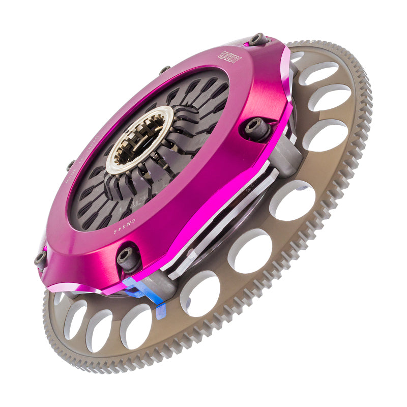 Exedy 2004-2014 Subaru Impreza WRX STI H4 Hyper Compe-D Twin Cerametallic Clutch Sprung Center Disc Clutch Kits - Multi Exedy