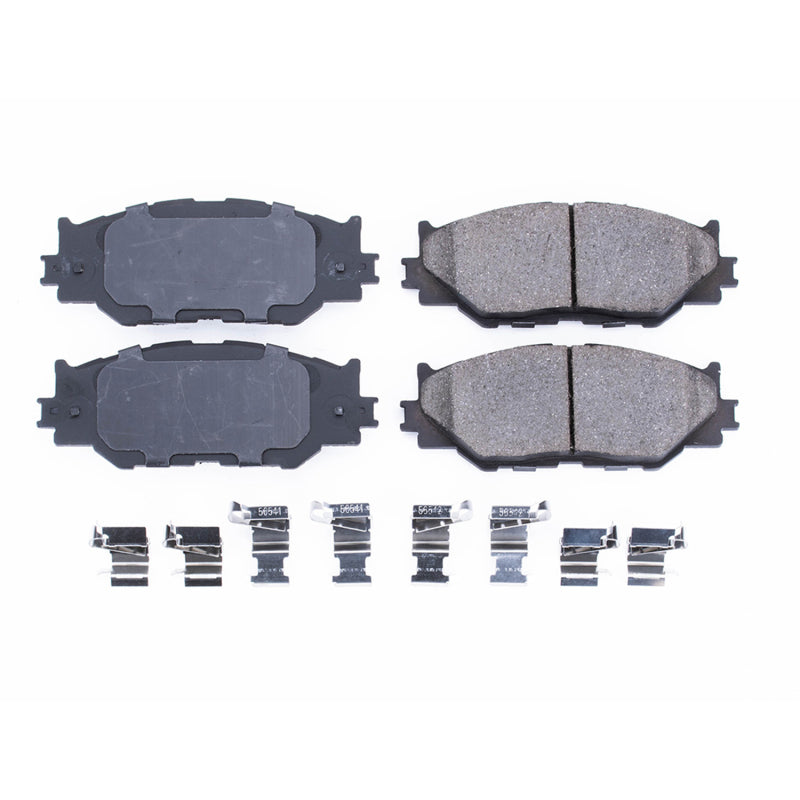 Power Stop 06-15 Lexus IS250 Front Z17 Evolution Ceramic Brake Pads w/Hardware Brake Pads - OE PowerStop