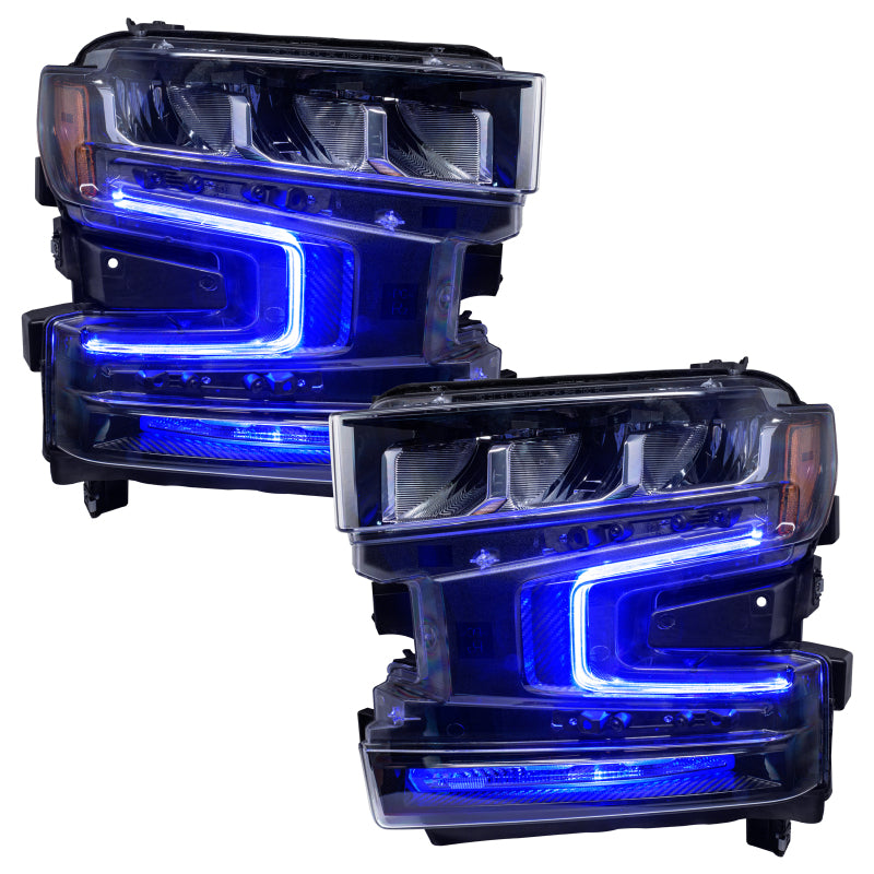 Oracle 19-21 Chevy Silverado 1500 RGB+W Headlight DRL Upgrade Kit - ColorSHIFT Headlights ORACLE Lighting