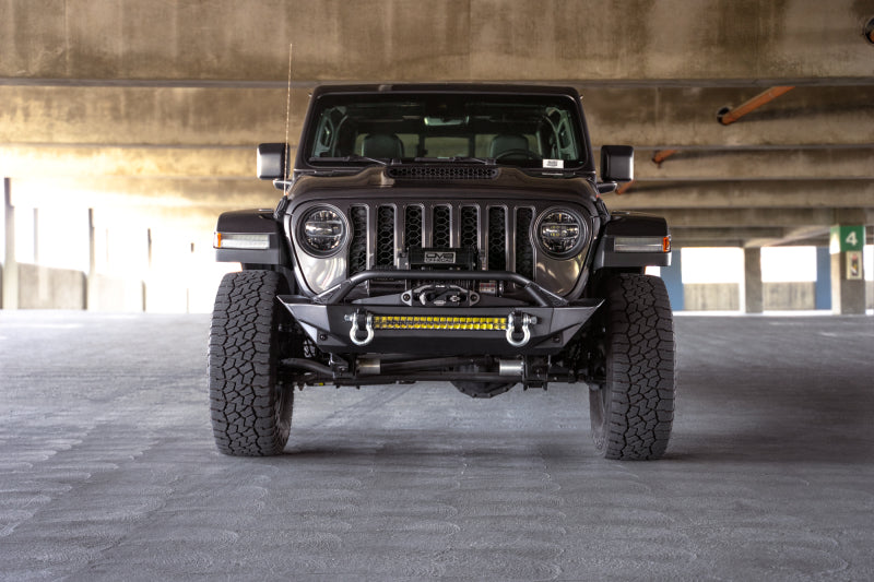 DV8 Offroad 07-23 Jeep Wrangler JK/JL & Gladiator JT FS-1 Series Stubby Front Bumper Bumpers - Steel DV8 Offroad