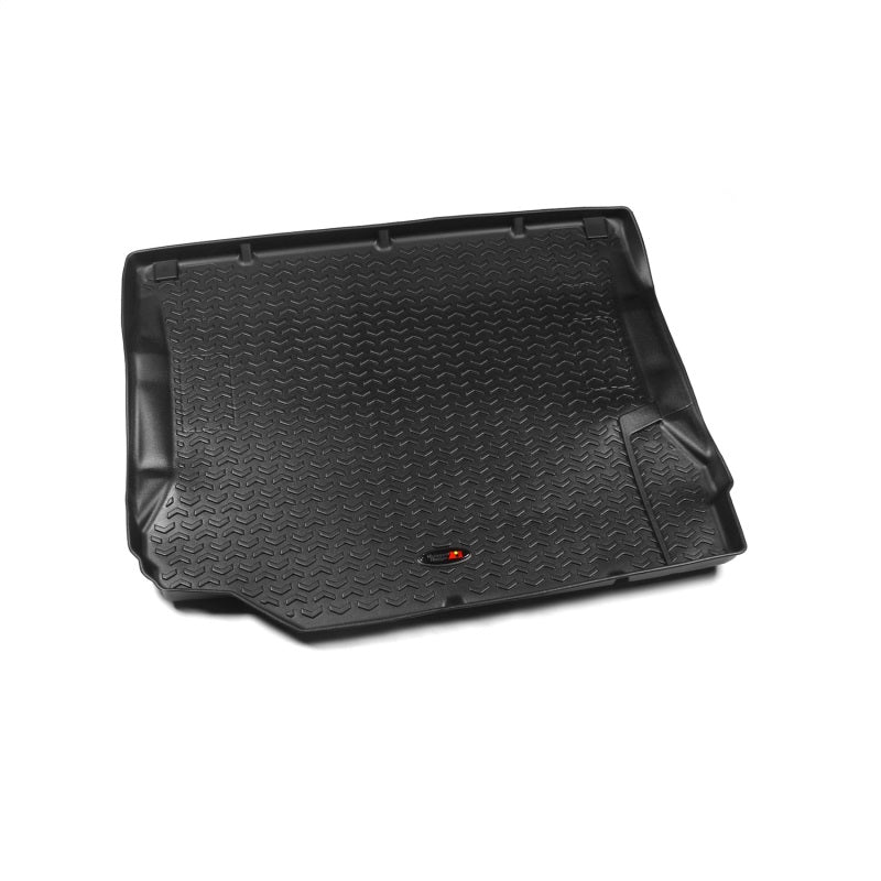 Rugged Ridge Floor Liner Cargo Black 2007-2010 Jeep Wrangler Unlimited JK 4 Dr Floor Mats - Rubber Rugged Ridge