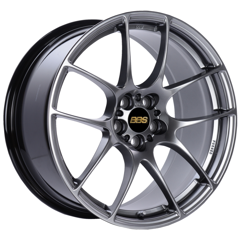 BBS RF 18x9 5x114.3 ET48 Diamond Black Wheel -82mm PFS/Clip Required Wheels - Forged BBS