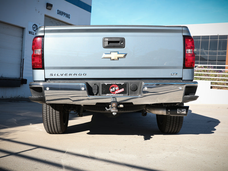 aFe Apollo GT Series 4in 409SS Cat Back Exh System w/Blk Tip 14-18 GM Silverado/Sierra 1500 V8-6.2L Catback aFe