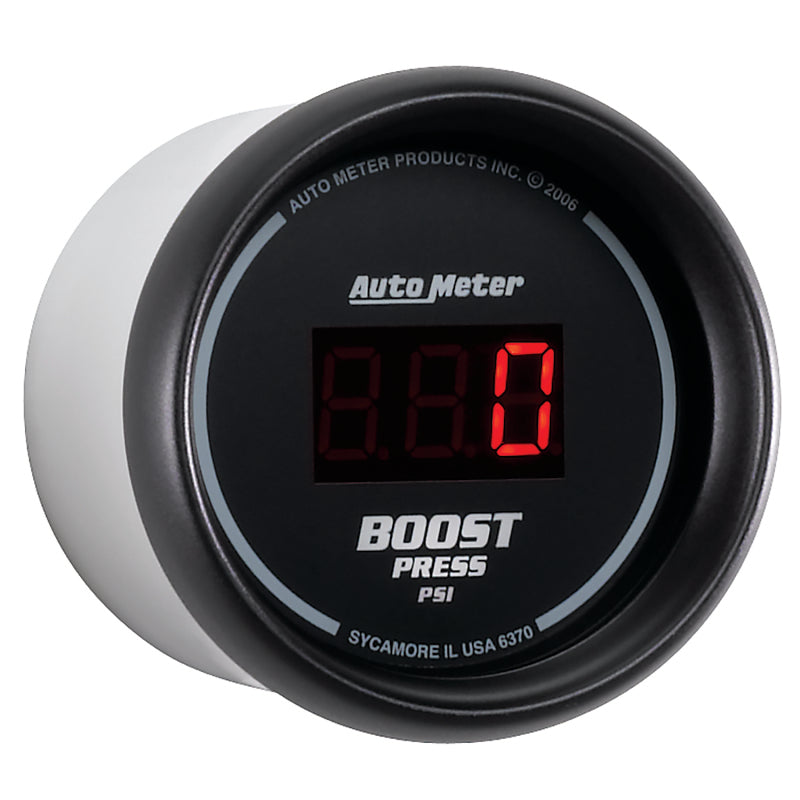 Autometer SportComp 52mm Digital 0-60 PSI Boost Gauge Gauges AutoMeter
