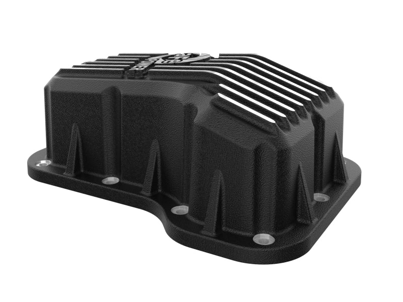 aFe POWER Transmission Pan Jeep Wrangler (JL) 18-25 L4-2.0L- Black Diff Covers aFe