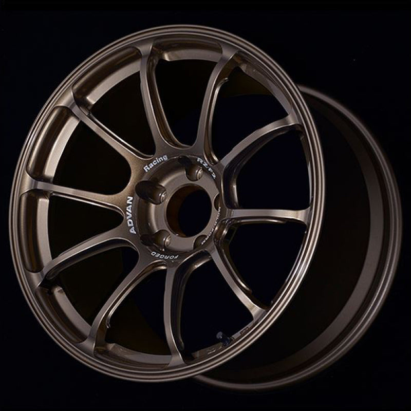 Advan RZ-F2 18x10.5 +15 5x114.3 Racing Umber Bronze Wheels - Forged Advan