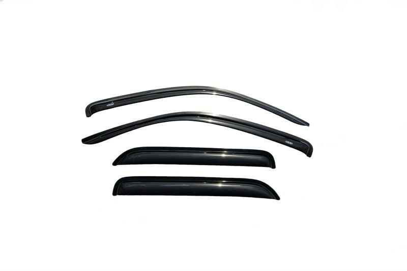 AVS 01-12 Ford Escape Ventvisor Outside Mount Window Deflectors 4pc - Smoke Wind Deflectors AVS