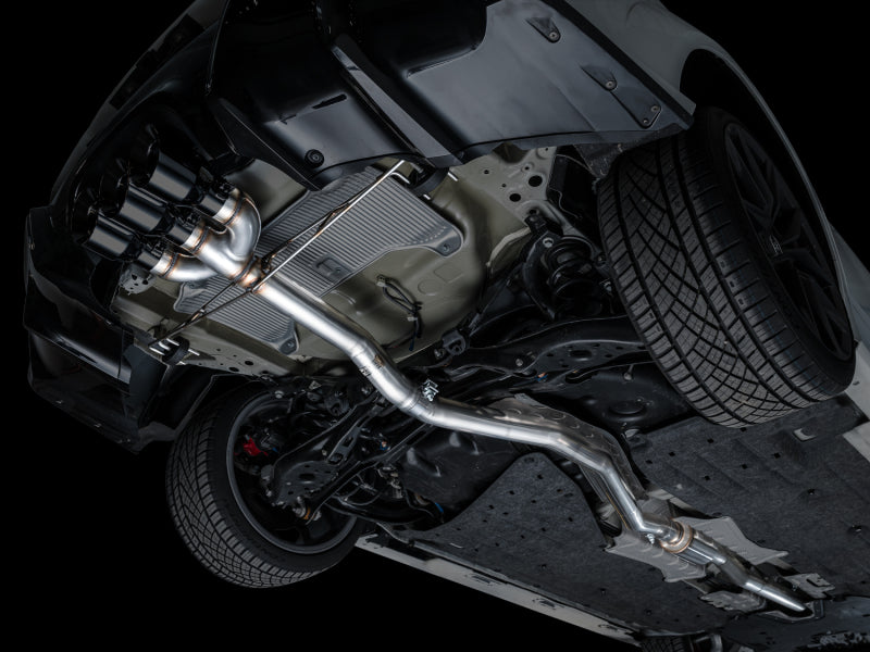 AWE Tuning 2024 Acura Integra Type S DE5 FWD Track Edition Exhaust w/ Triple Diamond Black Tips Catback AWE Tuning
