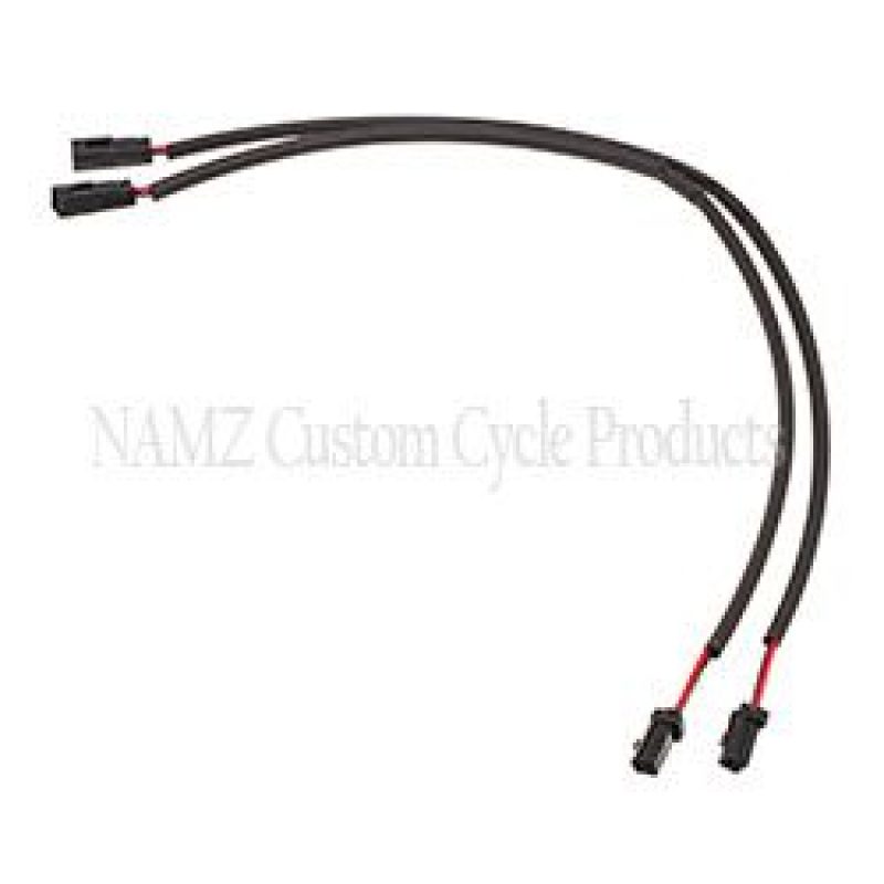 NAMZ 08-23 HD Models w/Heated Grips Plug-N-Play Heated Grip Extensions 18in. Wiring Harnesses NAMZ