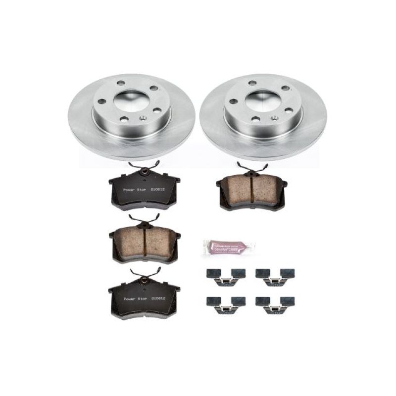 Power Stop 02-06 Audi A4 Rear Autospecialty Brake Kit Brake Kits - OE PowerStop