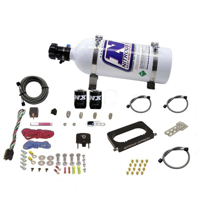 Nitrous Express 96-04 Ford Mustang Cobra/Mach 1 4 Valve Nitrous Kit (50-300HP) w/5lb Bottle Nitrous Systems Nitrous Express