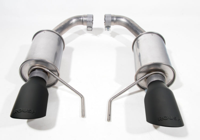 Roush 15-26 Mustang V6 / EcoBoost Black Tip Axle Back Exhaust Axle Back Roush