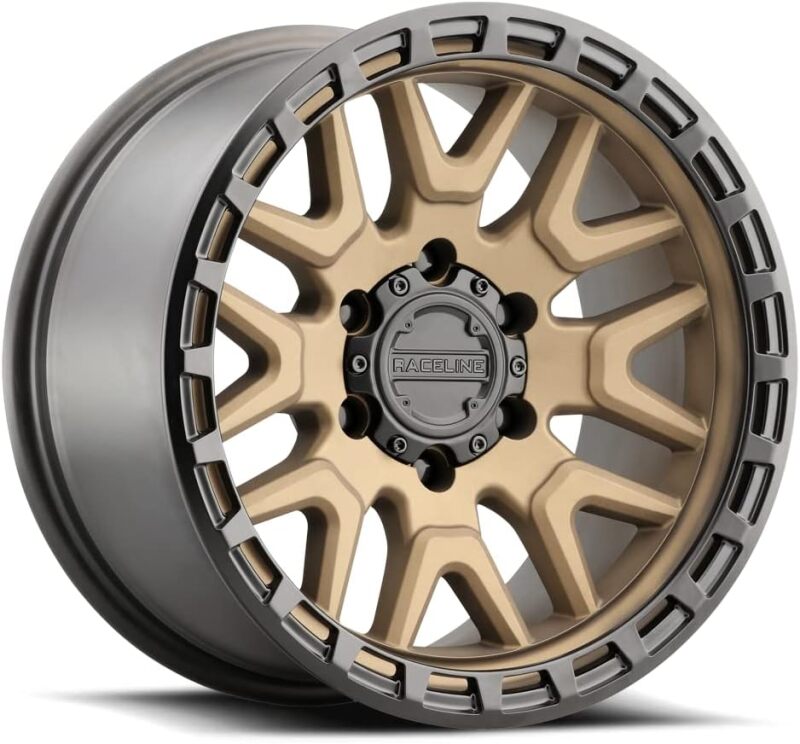 Raceline 953BZ Krank 20x9in / 6X135 BP / 0mm Offset / 87.1mm Bore - Bronze Wheels - Cast Raceline