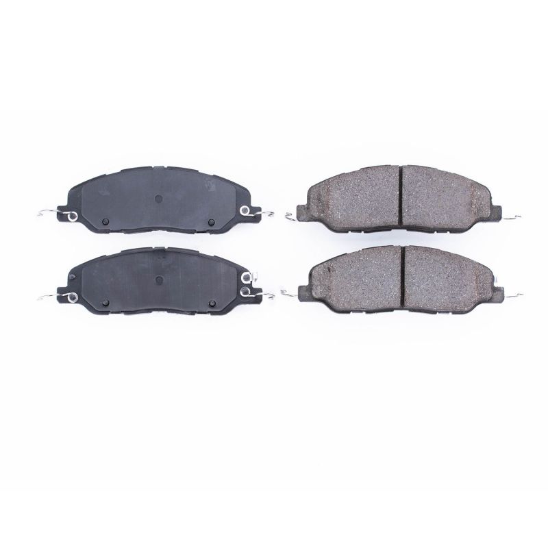Power Stop 11-14 Ford Mustang Front Z16 Evolution Ceramic Brake Pads Brake Pads - OE PowerStop