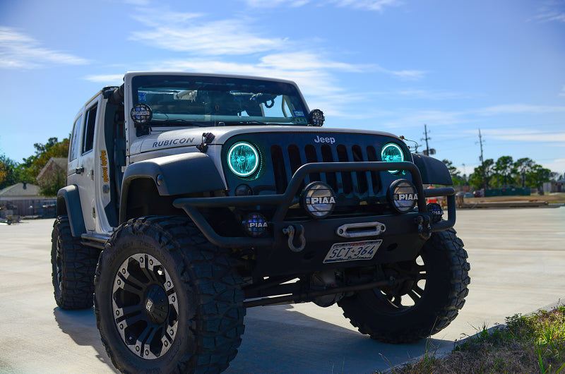 Oracle 07-16 Jeep Wrangler JK SMD HL - ColorSHIFT w/ BC1 Controller Headlights ORACLE Lighting