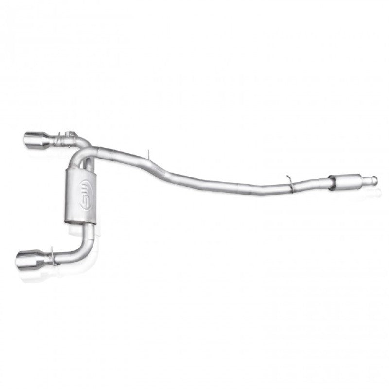 Stainless Works 2016-18 Ford Focus RS 3in Catback Vintage Round Muffler 5in Tips Headers & Manifolds Stainless Works