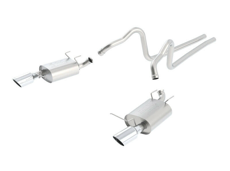 Borla 11-12 Ford Mustang 3.7L AT/MT RWD 2dr ATAK SS Catback Exhaust Catback Borla