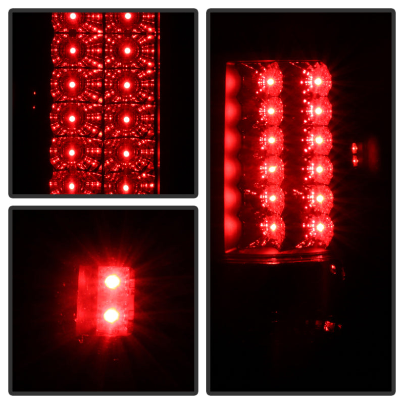 Spyder Ford F150 side 04-08 (Not Fit Heritage & SVT)LED Tail Lights Blk Smke ALT-YD-FF15004-LED-BSM Tail Lights SPYDER