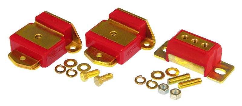 Prothane GM Motor & Trans Mount Kit - Red Bushing Kits Prothane