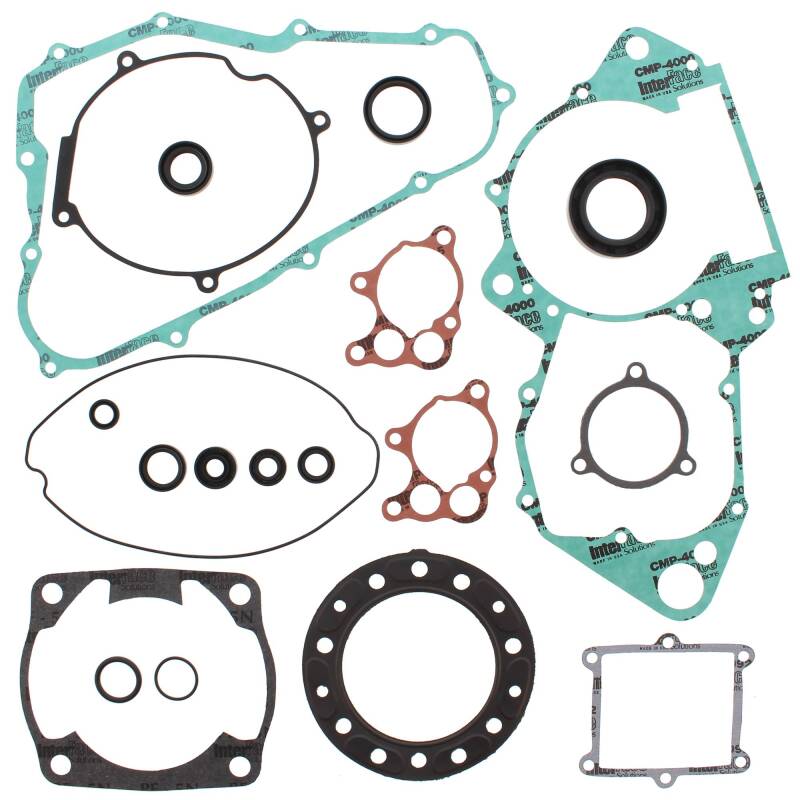 Vertex Gaskets 89-01 Honda CR500R Complete Gasket Kit w/ Oil Seals Engine Hardware Vertex Pistons