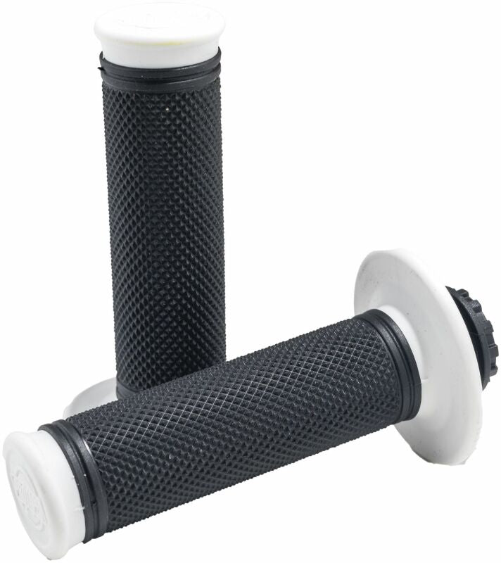 ProTaper Pro Series Clamp On Full Diamond White/Black Grips ProTaper