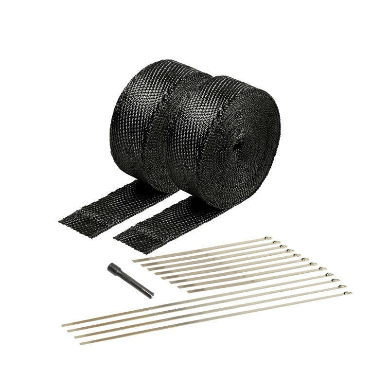 DEI Exhaust Wrap Kit - Black Titanium Wrap Locking Ties & Locking Tie Tool Exhaust Wrap DEI