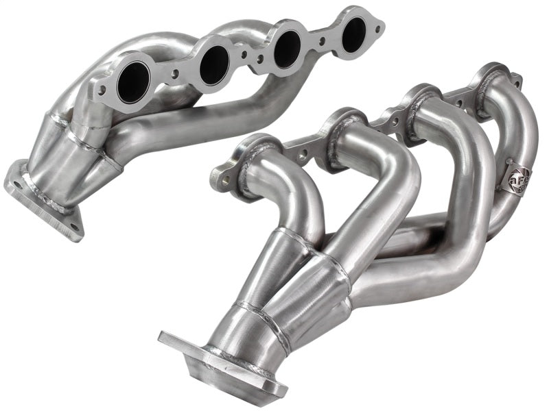 aFe Power Twisted Steel Headers 409 Stainless Steel 02-13 GM Silverado/Sierra 1500 V8 GMT800/GMT900 Headers & Manifolds aFe