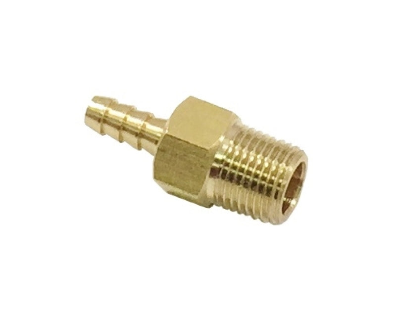 Torque Solution Brass 1/8 in NPT Fitting: Universal Straight Barb Fittings Torque Solution