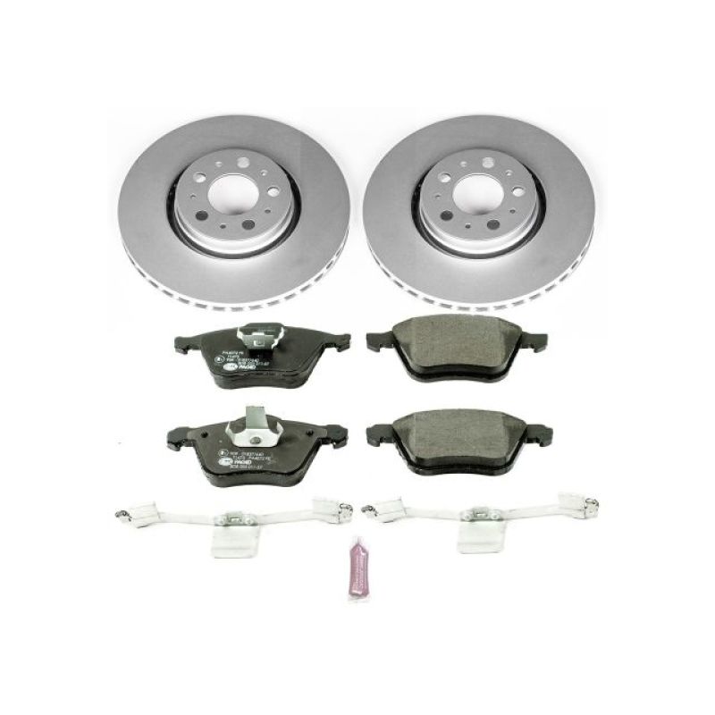 Power Stop 08-09 Volvo S60 Front Euro-Stop Brake Kit Brake Kits - OE PowerStop
