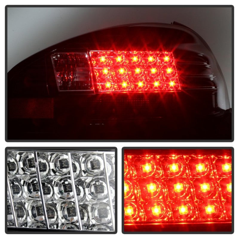Spyder Pontiac Grand Prix 97-03 LED Tail Lights Black ALT-YD-PGP97-LED-BK Tail Lights SPYDER