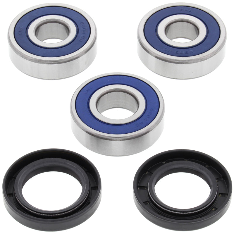 All Balls Racing 89-90 Honda CB400F Wheel Bearing Kit - Rear Wheel Bearings All Balls Racing