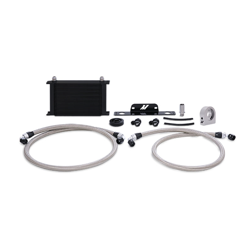 Mishimoto 10-15 Chevrolet Camaro SS Oil Cooler Kit (Non-Thermostatic) - Black Oil Coolers Mishimoto