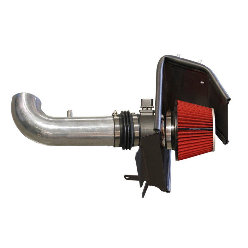 Spectre 08-10 Cadillac CTS V6-3.6L F/I Air Intake Kit - Polished w/Red Filter Cold Air Intakes Spectre