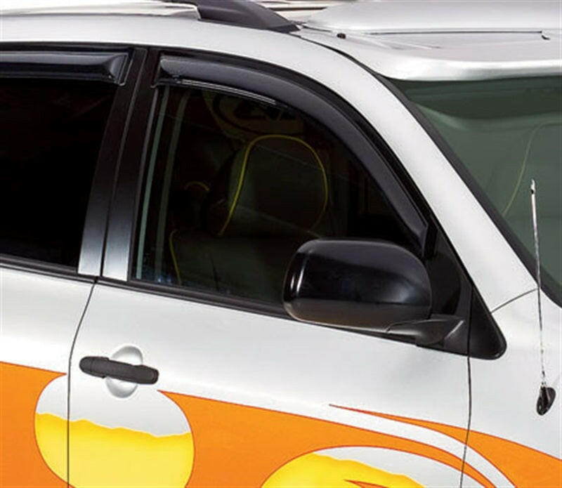 AVS 08-18 Toyota Sequoia Ventvisor In-Channel Front & Rear Window Deflectors 4pc - Smoke Wind Deflectors AVS