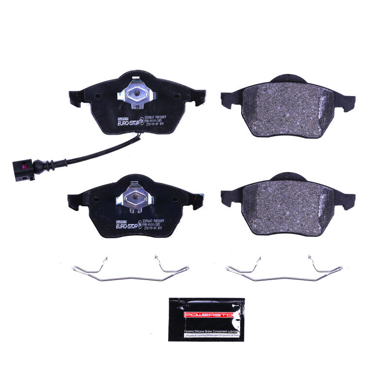 Power Stop 00-05 Volkswagen Jetta Euro-Stop ECE-R90 Front Brake Pads Brake Pads - OE PowerStop